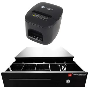 Combo Kit POS Punto de Venta Cajon con Impresora 80mm