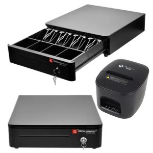 Combo Kit POS Punto de Venta Cajon con Impresora 80mm