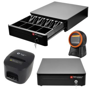 Combo Kit POS Punto de Venta lector Omnidireccional 80mm
