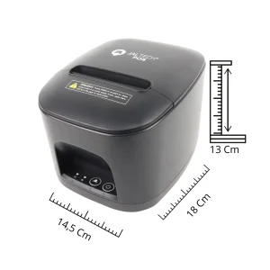 Impresora POS 80mm Jaltech Dimensiones Tamaño