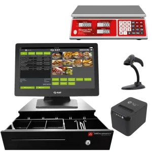 Sistema POS Punto de Venta Tactil Fruver Completo 80mm