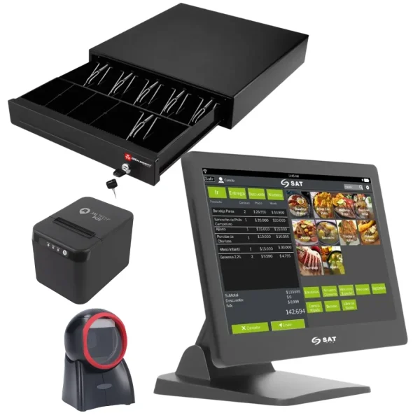 Sistema POS Táctil Punto de Venta o Pago 80mm Omnidireccional