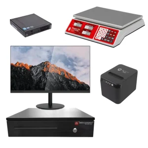 Sistema para vender por peso POS Punto de Venta Fruver 80mm Sin Lector