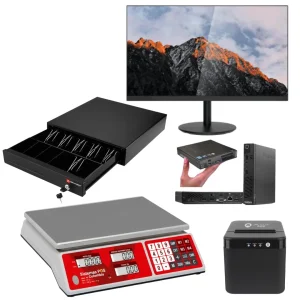 Sistema para vender por peso POS Punto de Venta Fruver 80mm Sin Lector