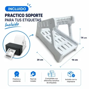 Impresora de etiquetas para inventario y logística