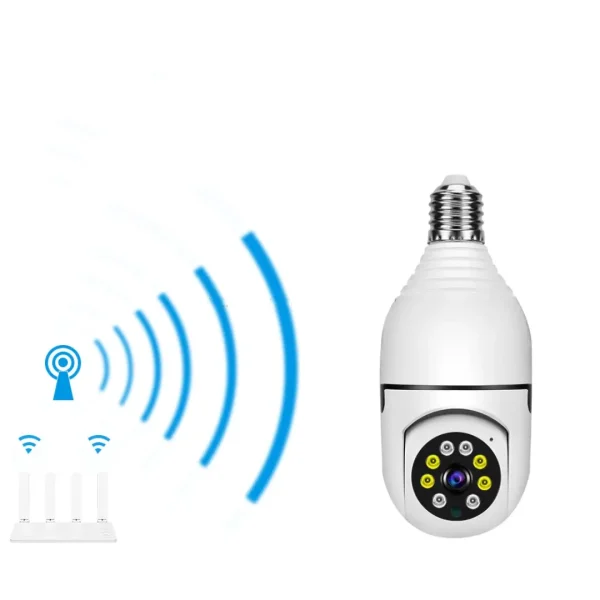 Cámara Bombillo WiFi con conexión inalámbrica