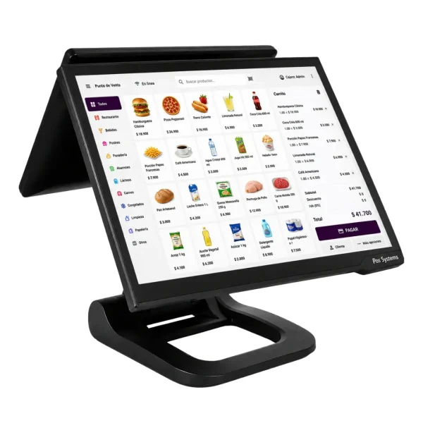 POS doble pantalla para negocio y facturación