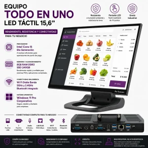 sistema pos tactil ideal para ventas por peso liquida desde pantalla